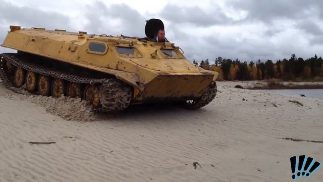 МТ ЛБ Плавает!multi purpose tractor light armored floats смотреть онлайн