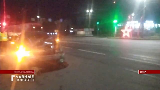 Автомобиль "Лада гранта" перевернулся в районе автовокзала смотреть онлайн