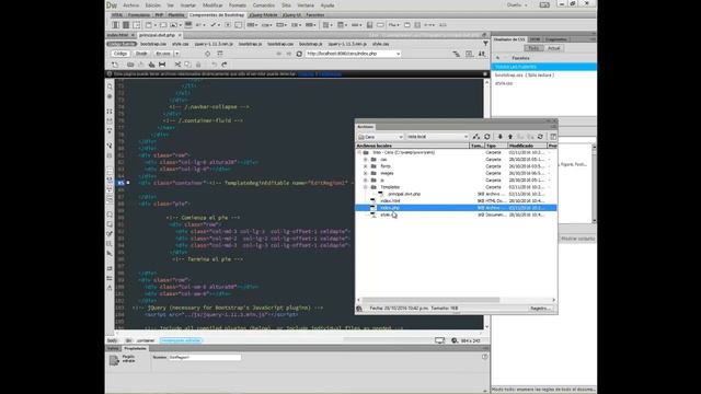 Como realizar sitio bootstrap con Dreamweaver CC 2015 con acceso a bases de datos Parte 5 смотреть онлайн