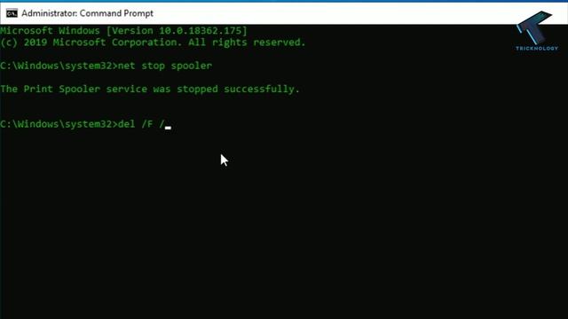 How To Cancel Print Jobs Using Command Prompt(CMD) | Tricknology смотреть онлайн