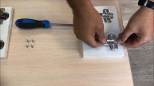 Монтаж петли с доводчиком 165 градусов