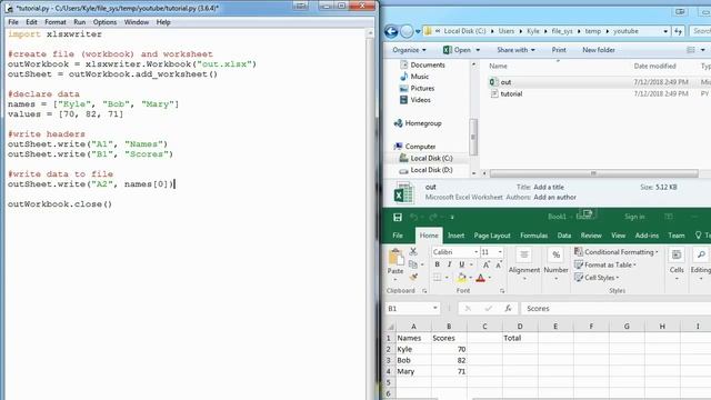 Xlsxwriter Python - Write Excel files with Python смотреть онлайн