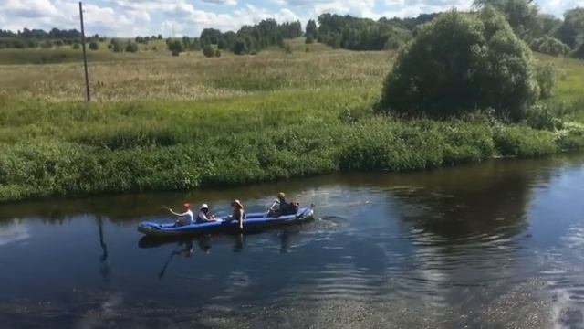 Водный поход на байдарке. Москва-река. Сплав смотреть онлайн