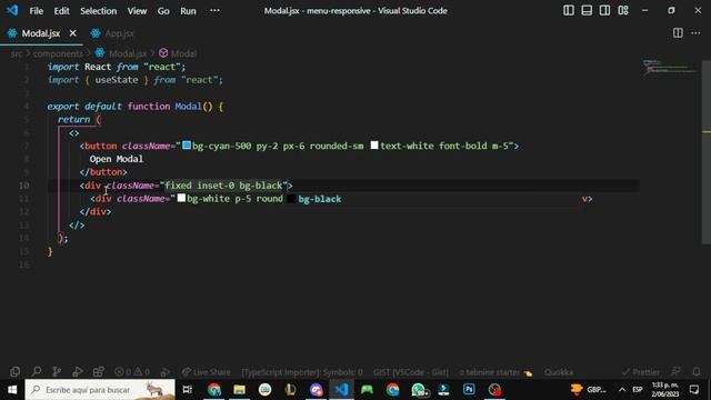 Crea un modal con React js y Tailwind CSS смотреть онлайн
