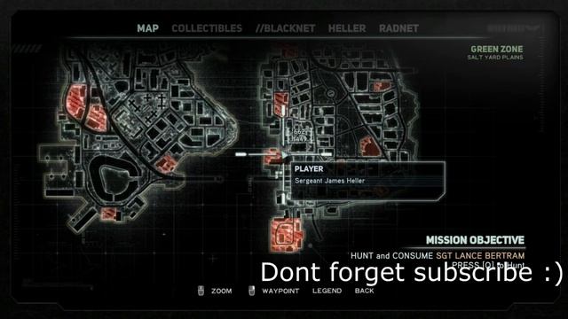 Prototype 2 Sgt Lance Bertram Missions Location/coordinates