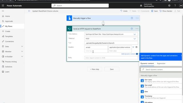 Power Automate - How to update a SharePoint choice column using REST API? смотреть онлайн