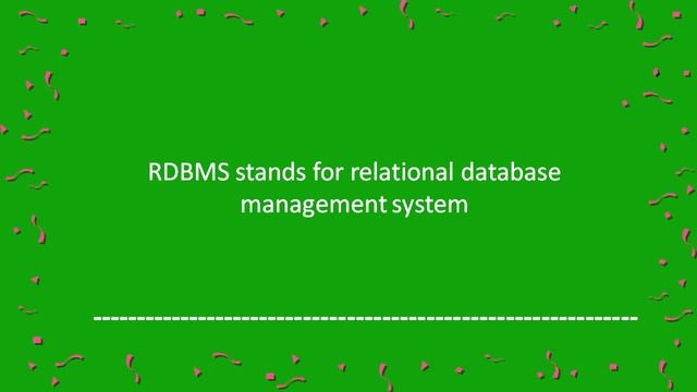 3 Difference between SQL and RDBMS смотреть онлайн