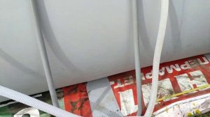 каркасный бассейн 2 на 4 метра.Запуск