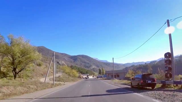 Driving M4 Road to Parz Lich, Tavush, Armenia. Autumn 2021. 4K 60fps смотреть онлайн