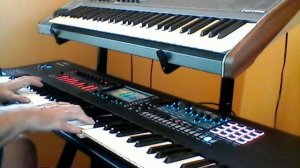 Roland Fantom 7 - 90s Dance - My composition