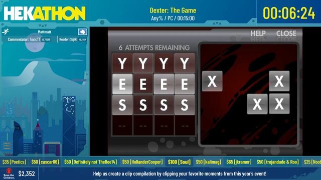 Dexter: The Game [Any%] by Mattmatt - #HEK21 смотреть онлайн