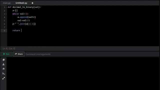 Decimal to Binary Number | python code #offcampus #python #exams #infosys #tcs #wipro смотреть онлайн