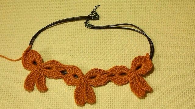Кайма крючком для обвязки. Как вязать бантики   Урок 131 The Border Is Crocheted. How To Knit Bows