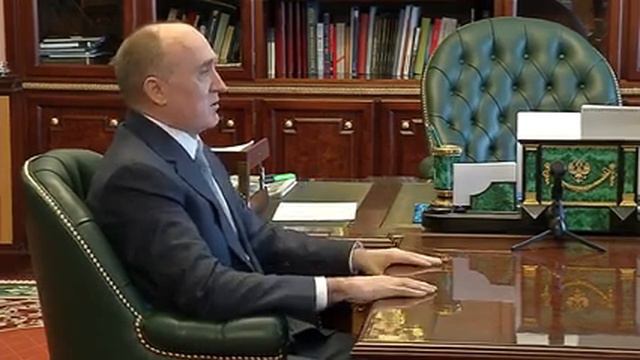 Глава Минприроды Сергей Донской на встрече с губернатором Борисом Дубровским смотреть онлайн
