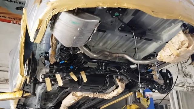 Подготовка Chery Tiggo 8 к антикору смотреть онлайн