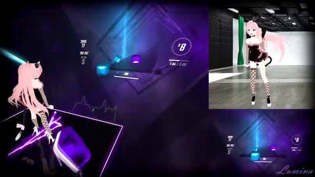 Phao - 2 Phut Hon (Kaiz Remix) | Beat Saber custom song, Expert+ S (FBT) смотреть онлайн