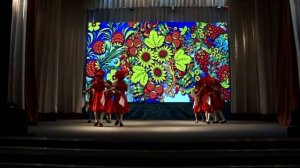 Русский танец. Танцевальный коллектив  "Росток"