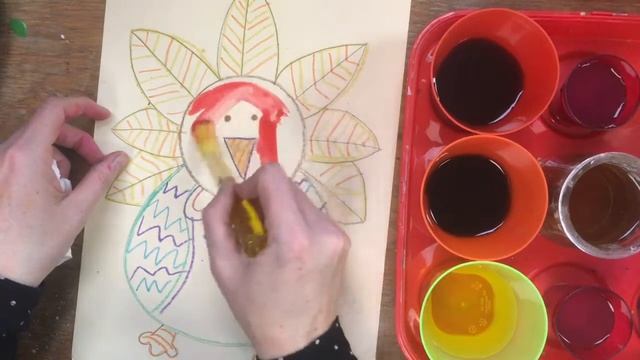 Painting Thanksgiving Turkey смотреть онлайн