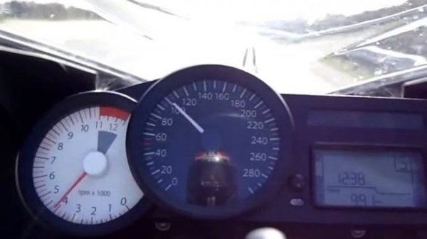 BMW K1200S acceleration test