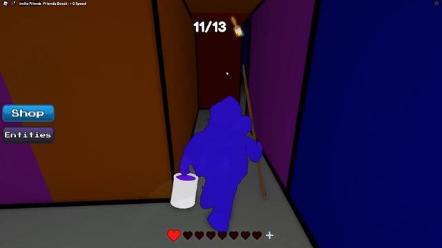 Радужный лабиринт с монстром Color or Die 1 / ROBLOX смотреть онлайн