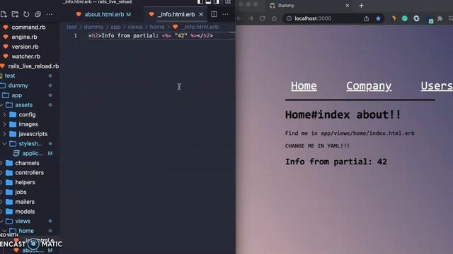 Rails Live Reload смотреть онлайн