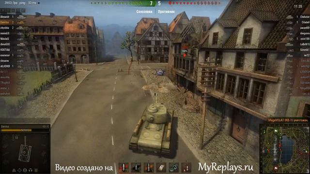 WOT: Ласвилль - КВ-1С - 6 фрагов - смотреть онлайн