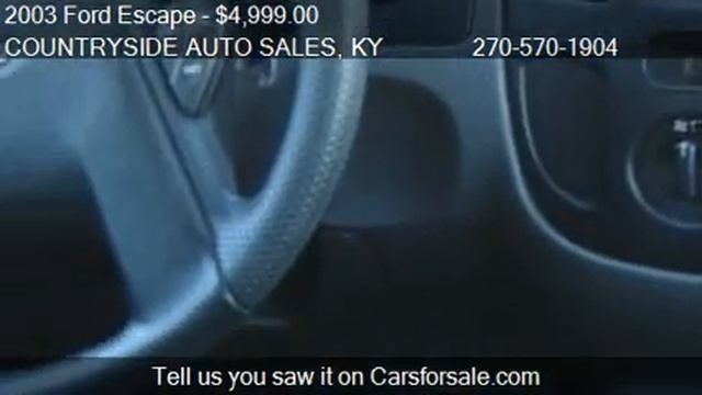 2003 Ford Escape XLS Value 4dr SUV for sale in RUSSELLVILLE, смотреть онлайн