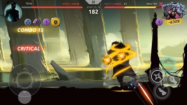 Поймал Баг и Выиграл Сложного МАСТЕРА в Shadow Fight Shades #23 смотреть онлайн