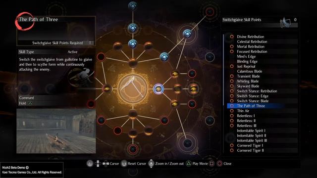 Nioh 2 - Open Beta • Switchglaive Skill Tree смотреть онлайн