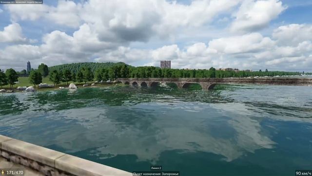 Transport Fever 2! Поездка на ЭР2т по маршруту Васильевка - Мелитополь - Запорожье - Бердянск смотреть онлайн