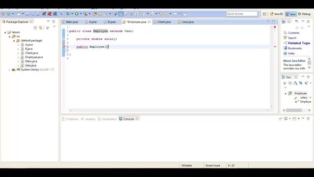 Java для начинающих: Простое наследование, Урок 30! смотреть онлайн