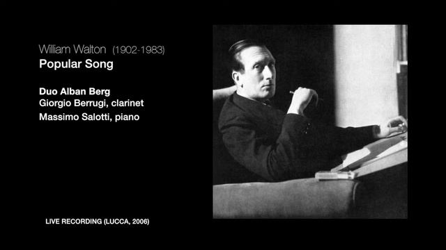 William Walton - Popular Song (Facade) смотреть онлайн