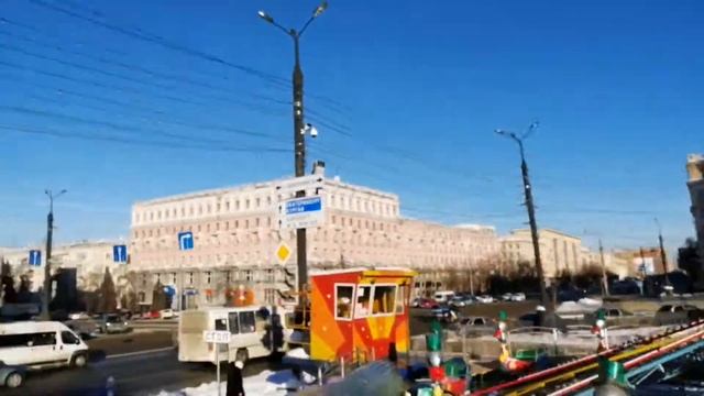 Ледяной городок Челябинск Площадь Революции смотреть онлайн