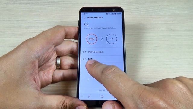 Samsung Galaxy J4, J6, J8 (2018) - How to Copy Contacts from SIM to Phone Memory смотреть онлайн