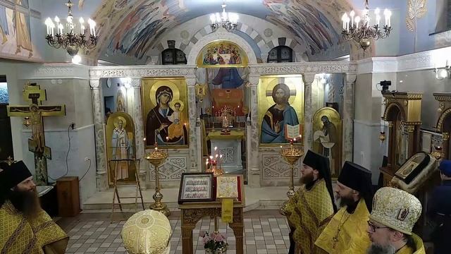 Всенощное бдение в храме МинДА (26 ноября 2022 года) смотреть онлайн