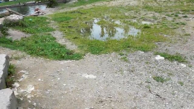 Шлиссельбург, старая гранитная набережная и начало Староладожского канала. смотреть онлайн