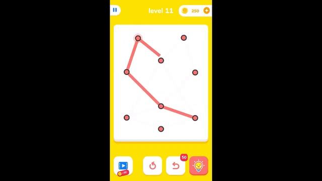 One Line - One Touch Drawing: Level 1 to 20 Solution and Walkthrough смотреть онлайн