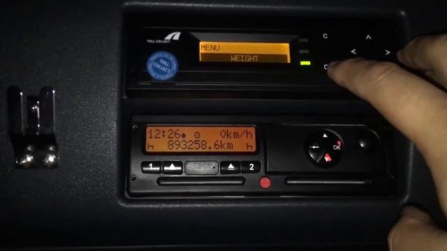 Инструкция Toll Collect. Переключение языка, количества осей и веса в приборе BOSCH и BOSCH 2 смотреть онлайн