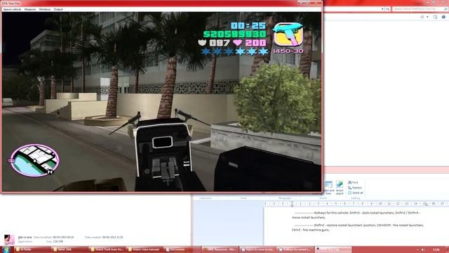 Vice City Mod - Maxo's Vehicle Loader - Tutorial 7 - Vehicles with Weapons. смотреть онлайн