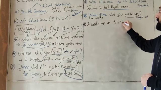 Simple past WH questions смотреть онлайн