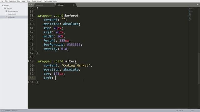 ID Card UI Design Using HTML and CSS смотреть онлайн