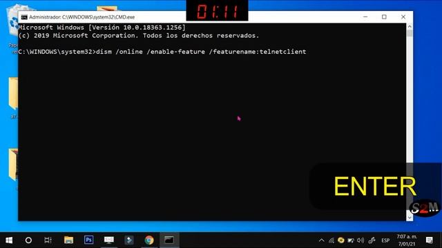 . Como activar telnet en Windows CMD смотреть онлайн