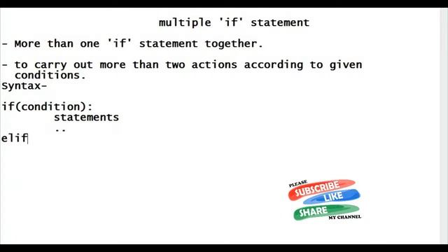 Multiple if statement | if elif else statement in python , largest among three numbers program смотреть онлайн