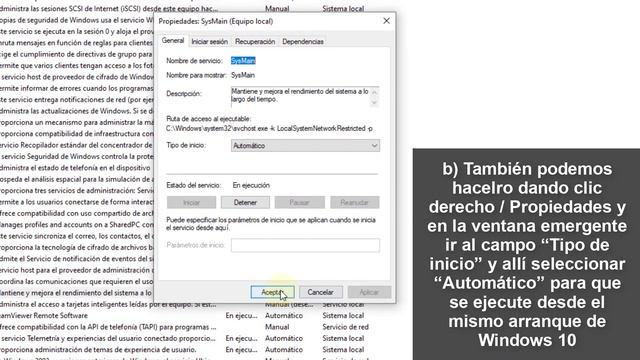 Cómo activar el servicio SysMain en Windows 10 смотреть онлайн
