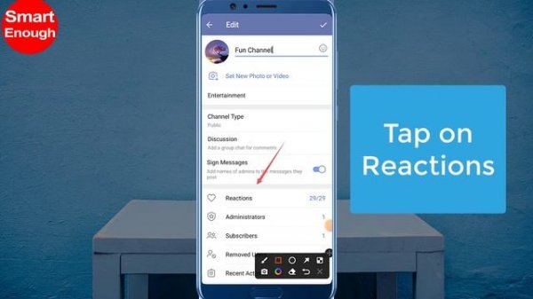 How to disable reactions on Telegram App?
