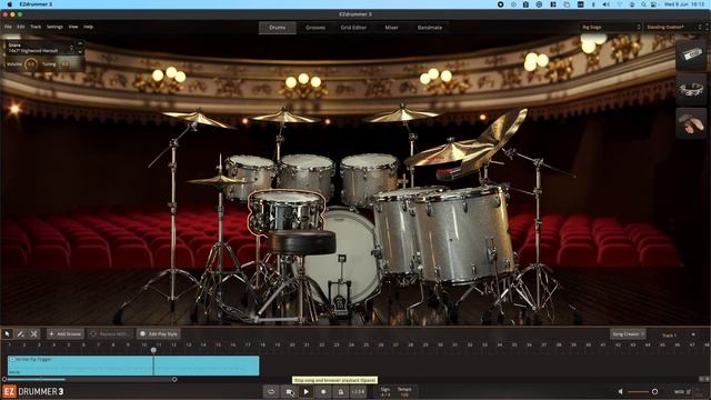 EZ Drummer 3 | Big Stage Expansion Pack | HighWood Herault Snare Drum смотреть онлайн