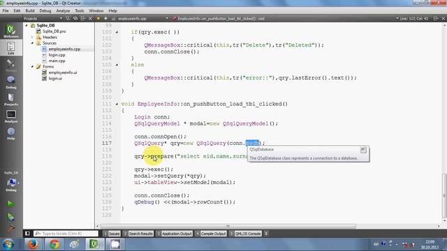 QT C++ GUI Tutorial 18- How to Link QListView with sqlite Database values смотреть онлайн