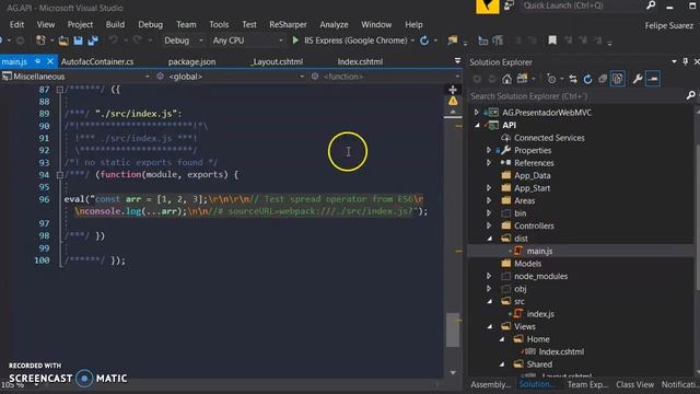 Configurar Webpack 4 en ASP.NET MVC смотреть онлайн