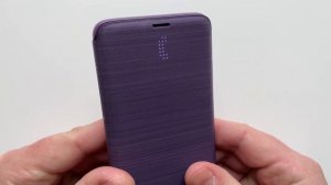 Samsung Galaxy S9 Incoming Call in LED View Cover Flip Case