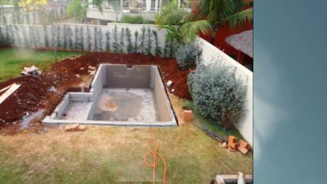 Бассейн на участке своими руками